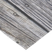 グレーフェイクウエザーボードバーンサイディングテーブルランナー ショートテーブルランナー (コーナー)