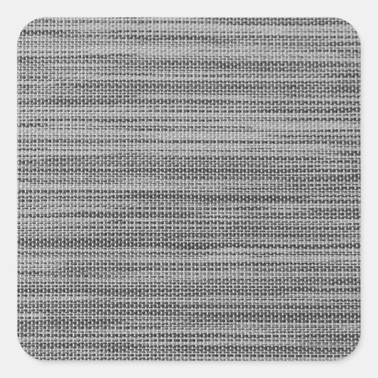 グレーフェイクファブリックのシール スクエアシール (正面)