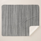 グレーフェイクファブリックシェルパブランケット シェルパブランケット (正面(横))