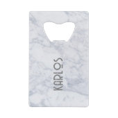 グレーフェイク大理石の背景2 クレジットカード栓抜き (裏面)