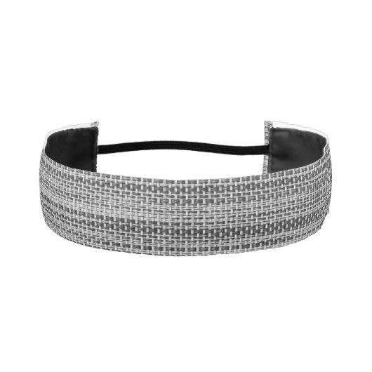 グレーフェイク布地競技用ヘモダンッドバンド アスレチックヘッドバンド (正面)