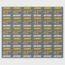 グレーフェイク/模造金ゴールド、「42番目の誕生日」