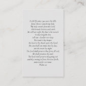 グレーフォト悔やみや弔慰葬儀記念カード 名刺 (裏面)