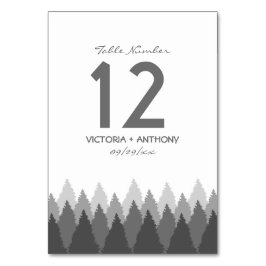 グレーフォレストレンジウッドランド結婚ズ テーブルナンバー