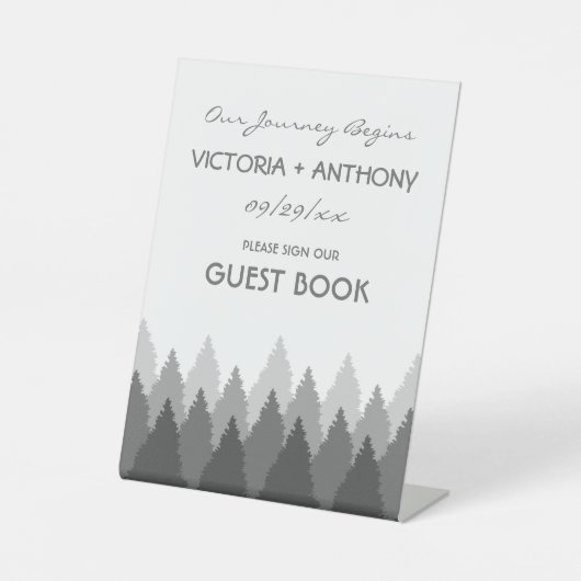 グレーフォレストレンジウッドランド結婚ズ 台座サイン (正面)