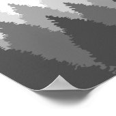 グレーフォレスト範囲ウッドランド結婚のシーティングチャート ポスター (角)