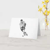 グレーフォワード・ホッケープレーヤー カード (黄色い花)