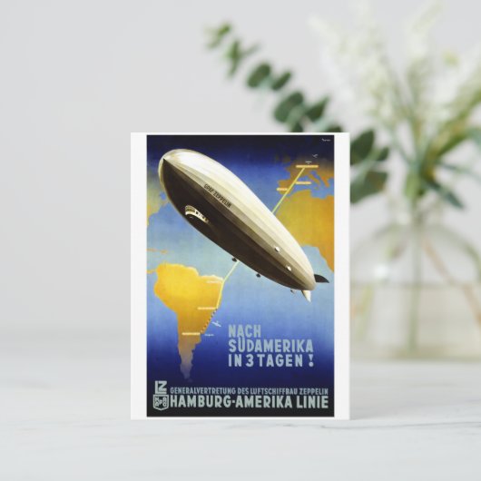 グレーフツェッペリンヴィンテージドイツ旅行 ポストカード (スタンド正面)