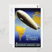 グレーフツェッペリンヴィンテージドイツ旅行 ポストカード (正面/裏面)