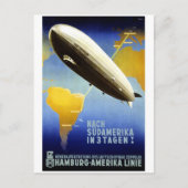 グレーフツェッペリンヴィンテージドイツ旅行 ポストカード (正面)