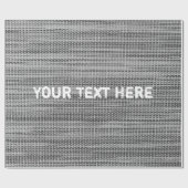 グレーフフェイクァブリックラッピング紙及びカスタム文字 ラッピングペーパー (フラット)