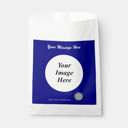 グレーフラワーリボンテンプレートbyケネス・ヨンチッチ フェイバーバッグ (正面)