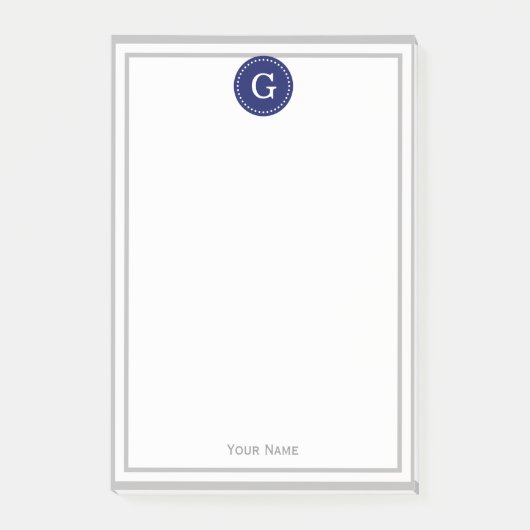 グレーフレーム丸海軍1Iモノグラム ポストイット (正面)