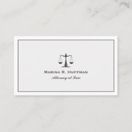 グレーフレーム弁護士ジャスティススケールプロフェッショナル 名刺