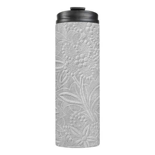 グレーフローラエンボスルック タンブラー (正面)