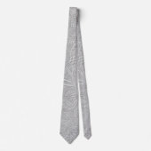 グレーフローラエンボスルック ネクタイ (正面)
