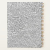 グレーフローラエンボスルック プランナー手帳 (裏面)