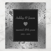 グレーフローラダマスク ワインラベル (シングルラベル)