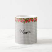 グレーフローラマグ コーヒーマグカップ (中央)