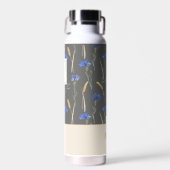 グレーフローラワイルドフラワーモノグラム ウォーターボトル (正面)