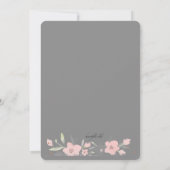 グレーフローラ招待状 招待状 (裏面)