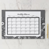 グレーフローラ月次プランナー ペーパーパッド (インサイチュ)