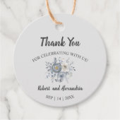 グレーフローラ来感謝結婚の フェイバータグ (正面)