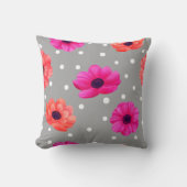 グレーフローラ枕 クッション (正面)