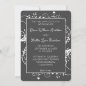 グレーフローリッシュ結婚式招待状 招待状 (正面)