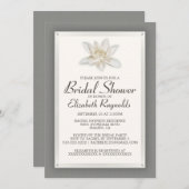 グレーブライダルシャワー招待状 招待状 (正面/裏面)