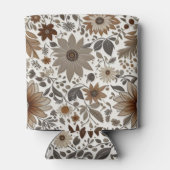 グレーブラウン離れメープルズ秋結婚の 缶クーラー (裏面)