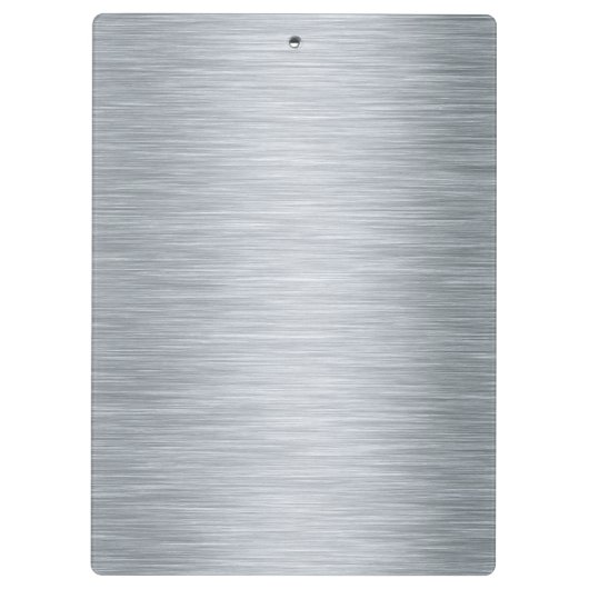 グレーブラシ仕上げメタル クリップボード (裏面)