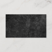 グレーブラックエレガントパターンクラシカルプロフェッショナル 名刺 (裏面)