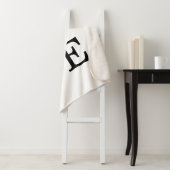 グレーブラックスクリプトラブウェディング シェルパブランケット (インサイチュ)