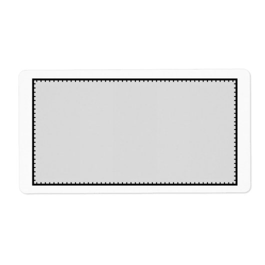 グレーブラックステッチ縁ど出荷住所 シール (正面)