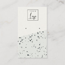 グレーブラックテラゾテクスチャ3スタッドイヤリングディスプレイ