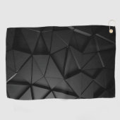 グレーブラックデザイン車 ゴルフタオル (横)