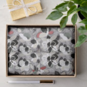 グレーブラックフローラウィンターマグノリア 薄葉紙 (ギフト)