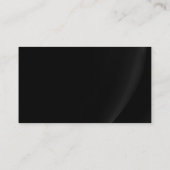 グレーブラックプレーンモダンコンサルタント名刺 名刺 (裏面)