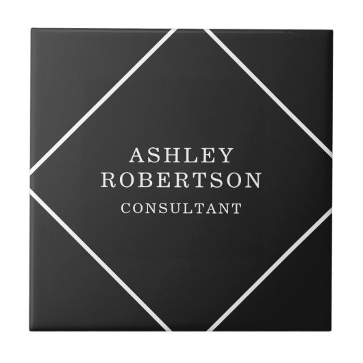 グレーブラックプロフェッショナルスタイリッシュトレンディーミニマリスト タイル (正面)