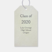 グレーブラックモルタル、卒業証書 ギフトタグ (裏面)