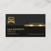 グレーブラックレトロ列輸送 名刺 (正面)