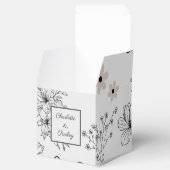 グレーブラックレトロY2Kヒッピー花柄 フェイバーボックス (オープン)