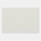 グレーブラックレトロY2Kヒッピー花柄 ラッピングペーパーシート (正面2)