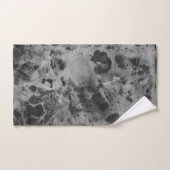 グレーブラック大理石デリカド#1 #wall #decor #art バスタオルセット (ハンドタオル)