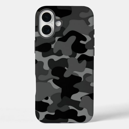グレーブラック迷彩柄 Case-Mate iPhoneケース (裏面)