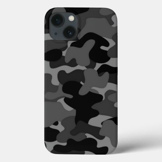 グレーブラック迷彩柄 Case-Mate iPhoneケース (裏面)