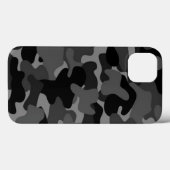 グレーブラック迷彩柄 Case-Mate iPhoneケース (裏面 (横))