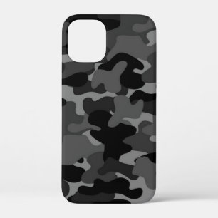 グレーブラック迷彩柄 iPhone 12 MINI ケース