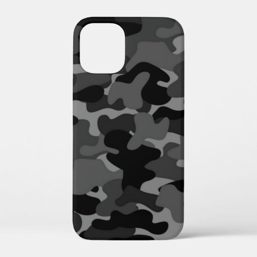 グレーブラック迷彩柄 Case-Mate iPhoneケース (裏面)